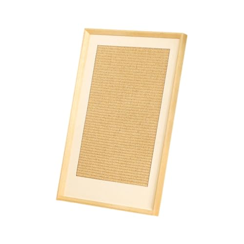 Dualoai Sisal Cat Kratzplatte Katze Kratzpolstere Resistent L -Form Shrowen Claw Toy, S von Dualoai