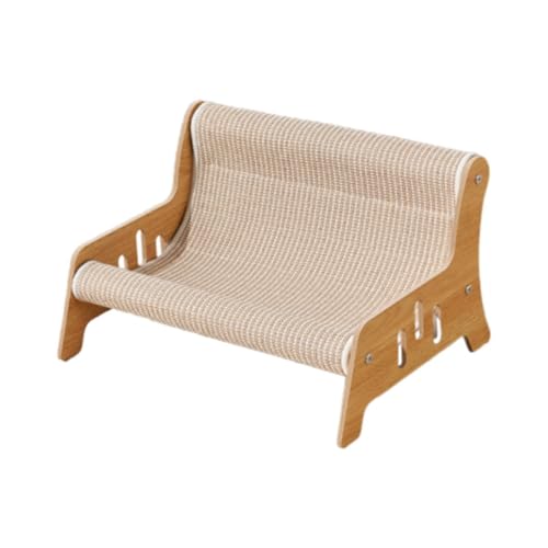 Dualoai Sisal-Katzenstuhl, erhöhtes Katzenbett, Katzenkratzbrett mit Holzrahmen, Katzensofas und -Stuhl, Katzenhängematte, Bett für Hunde, Kätzchen, L Dualoai Sisal-Katzenstuhl, erhöhtes Katzenbett, Katzenkratzbrett mit Holzrahmen, Katzensofas und -Stuhl, Katzenhängematte, Bett für Hunde, Kätzchen, L von Dualoai