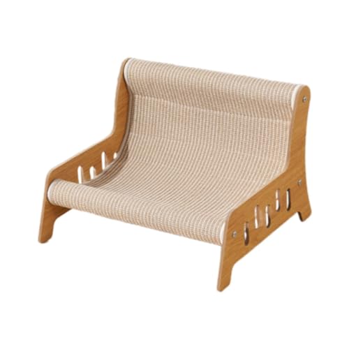 Dualoai Sisal-Katzenstuhl, erhöhtes Katzenbett, Katzenkratzbrett mit Holzrahmen, Katzensofas und -Stuhl, Katzenhängematte, Bett für Hunde, Kätzchen, XL Dualoai Sisal-Katzenstuhl, erhöhtes Katzenbett, Katzenkratzbrett mit Holzrahmen, Katzensofas und -Stuhl, Katzenhängematte, Bett für Hunde, Kätzchen, XL von Dualoai