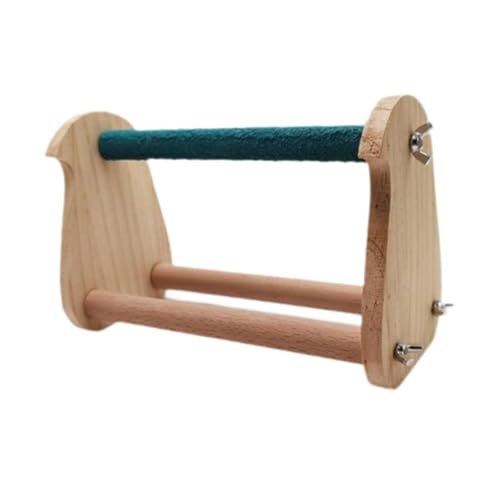 Dualoai Tabletop Holzpapagei Barch Vogel Spielzeug Vogel Holz Zweig Vogelstangen für Sittiche Lovebirds, Holz Und Grün Dualoai Tabletop Holzpapagei Barch Vogel Spielzeug Vogel Holz Zweig Vogelstangen für Sittiche Lovebirds, Holz Und Grün von Dualoai