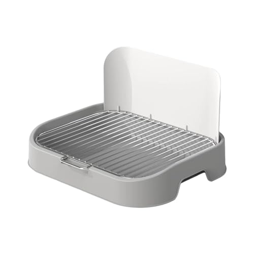 Dualoai Toilette mit Hundetöpfchen für Den Innenbereich mit Simuliertem Hundetöpfchen, Halterung für Trainingsunterlagen für Haustiere, grau Dualoai Toilette mit Hundetöpfchen für Den Innenbereich mit Simuliertem Hundetöpfchen, Halterung für Trainingsunterlagen für Haustiere, grau von Dualoai