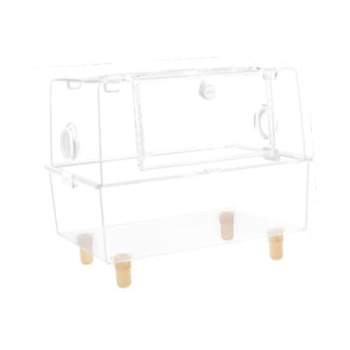Dualoai Transparenter Hamsterkäfig, durchsichtige Hamster-Lebensraumbox, Haustiergehege für Kleintiere Dualoai Transparenter Hamsterkäfig, durchsichtige Hamster-Lebensraumbox, Haustiergehege für Kleintiere von Dualoai