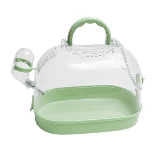 Dualoai Transportbox für Kleine Nagetiere, Geräumiger Und Bequemer Käfig, Grün Dualoai Transportbox für Kleine Nagetiere, Geräumiger Und Bequemer Käfig, Grün von Dualoai