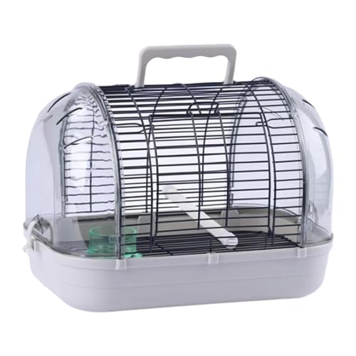 Dualoai Transportkäfig für Vögel, Papageien Und Sittiche, Tragbar Und Einfach zu Handhaben, L Grau Dualoai Transportkäfig für Vögel, Papageien Und Sittiche, Tragbar Und Einfach zu Handhaben, L Grau von Dualoai