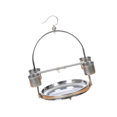 Dualoai Vogelsitzstangenständer, Haustier-Papagei-Spielständer, Vogel-Fitnessstudio, tragbares Trainingsspielzeug, Papagei-Ständer, Desktop-Vogelständer für, 28 X 43 cm Dualoai Vogelsitzstangenständer, Haustier-Papagei-Spielständer, Vogel-Fitnessstudio, tragbares Trainingsspielzeug, Papagei-Ständer, Desktop-Vogelständer für, 28 X 43 cm von Dualoai