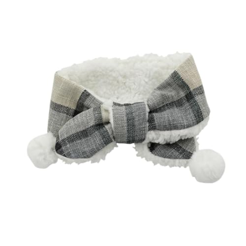 Dualoai Warmer Winterschal für Haustiere, kaltes Wetter, bequemer Hundeschal, gefüttert, Warmer Schal für Spaziergänge im Sommer im Freien, Grey and M Dualoai Warmer Winterschal für Haustiere, kaltes Wetter, bequemer Hundeschal, gefüttert, Warmer Schal für Spaziergänge im Sommer im Freien, Grey and M von Dualoai