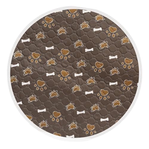 Dualoai Waschbare Hunde-PIPI-Unterlage, Wiederverwendbare Hundebettmatte, superabsorbierende Haustierbedarfsmatte, Haustier-Trainingsunterlage, Dunkelbraun Dualoai Waschbare Hunde-PIPI-Unterlage, Wiederverwendbare Hundebettmatte, superabsorbierende Haustierbedarfsmatte, Haustier-Trainingsunterlage, Dunkelbraun von Dualoai