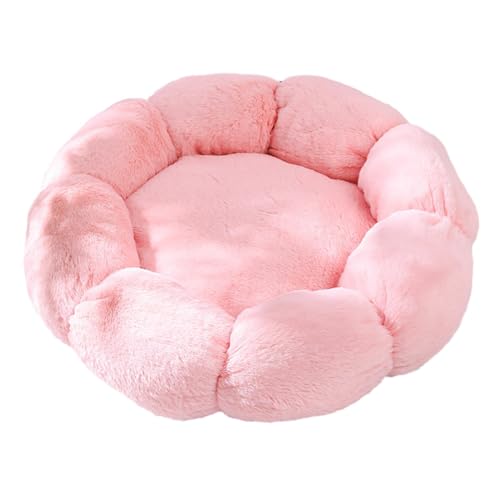 Dualoai Weiches Haustier Nistbett für Kleine Hunde. Katzenbett mit Rutschfester Unterseite für Hauskatzen, Rosa 60cm Dualoai Weiches Haustier Nistbett für Kleine Hunde. Katzenbett mit Rutschfester Unterseite für Hauskatzen, Rosa 60cm von Dualoai