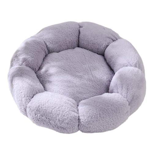 Dualoai Weiches Haustier Nistbett für Kleine Hunde. Katzenbett mit Rutschfester Unterseite für Hauskatzen, grau Dualoai Weiches Haustier Nistbett für Kleine Hunde. Katzenbett mit Rutschfester Unterseite für Hauskatzen, grau von Dualoai