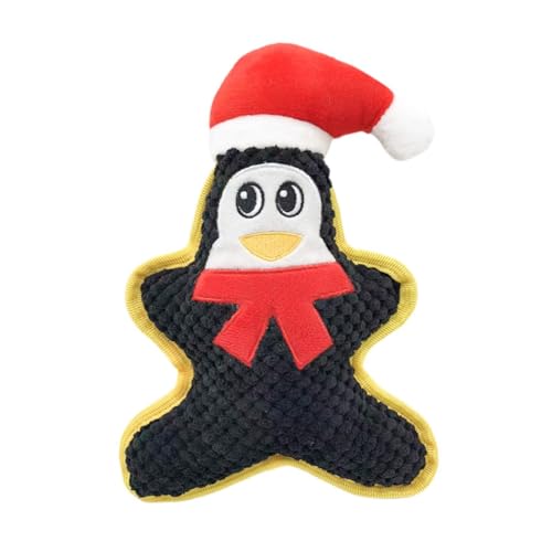 Dualoai Weihnachts-Quietschspielzeug für Hunde, lustiges Kauspielzeug, beschäftigt halten, Bereicherungsspielzeug, Pinguin Dualoai Weihnachts-Quietschspielzeug für Hunde, lustiges Kauspielzeug, beschäftigt halten, Bereicherungsspielzeug, Pinguin von Dualoai