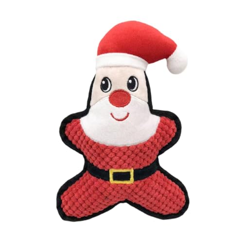 Dualoai Weihnachts-Quietschspielzeug für Hunde, lustiges Kauspielzeug, beschäftigt halten, Bereicherungsspielzeug, Weihnachtsmann Dualoai Weihnachts-Quietschspielzeug für Hunde, lustiges Kauspielzeug, beschäftigt halten, Bereicherungsspielzeug, Weihnachtsmann von Dualoai