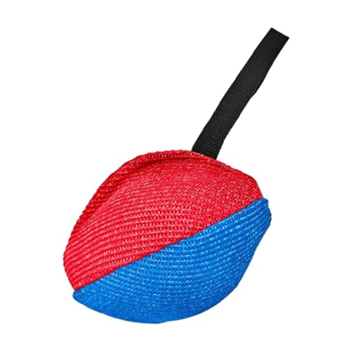Dualoai Zerrball Spielzeug für Hunde Zum Trainieren Und Spielen mit Griff für Haustiere, Rotblau von Dualoai