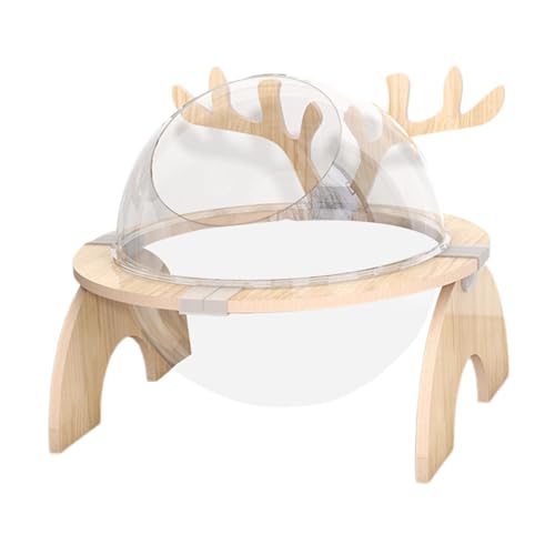 Katzenbett, Haustierbett, Haus, Modernes Haustierzubehör, Massives Katzenbett Aus Holz, Holzständer, Katzenspielzeug für, Katzenklet, L mit Oberteil Katzenbett, Haustierbett, Haus, Modernes Haustierzubehör, Massives Katzenbett Aus Holz, Holzständer, Katzenspielzeug für, Katzenklet, L mit Oberteil von Dualoai