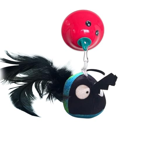 Dubbulon Anregendes Katzenspielzeug | Interaktives Katzenspielzeug Mit Katzenminze,Berührungsaktiviertes Zwitscherndes Zubehör Für Haustiere Dubbulon Anregendes Katzenspielzeug | Interaktives Katzenspielzeug Mit Katzenminze,Berührungsaktiviertes Zwitscherndes Zubehör Für Haustiere von Dubbulon