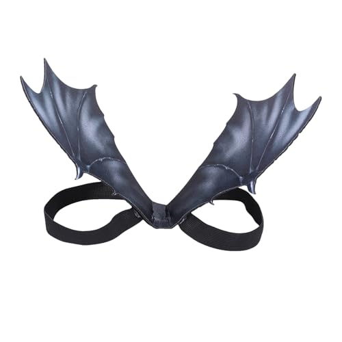 Dubbulon Hund Halloween Kostüm - Fledermausflügel Kostüm Für Halloween,Festliches Outfit Party Verkleidung Für Haustier Dress Up Veranstaltungsklub Outdoor von Dubbulon