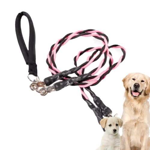 Dubbulon Hundeleine - Doppel Leine Für Gassigeh Spaziergang | Robustes strapazierfähiges Hundezubehör für Outdoor-Aktivitäten wie Park Training Spaziergänge mit sicherer Ausführung und Zerrfestigkeit Dubbulon Hundeleine - Doppel Leine Für Gassigeh Spaziergang | Robustes strapazierfähiges Hundezubehör für Outdoor-Aktivitäten wie Park Training Spaziergänge mit sicherer Ausführung und Zerrfestigkeit von Dubbulon