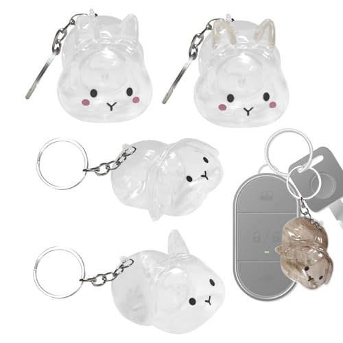 Dubbulon Katzenhaare Halter Haarsammler,4 Stücke Haustierhaar Behälter Set - Klarer Aufbewahrungsbehälter In Hasenform Für Freunde Familie Alltag Reisen Feste Dubbulon Katzenhaare Halter Haarsammler,4 Stücke Haustierhaar Behälter Set - Klarer Aufbewahrungsbehälter In Hasenform Für Freunde Familie Alltag Reisen Feste von Dubbulon