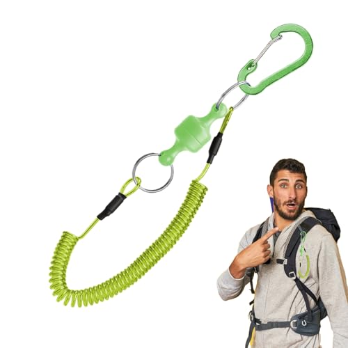 Dubbulon Kescher Magnet,Rutenhalterung - Karabiner Leine Schnellverschluss Rutschsicher Halter für Salzwasser Landung Watten Boot Fluss von Dubbulon