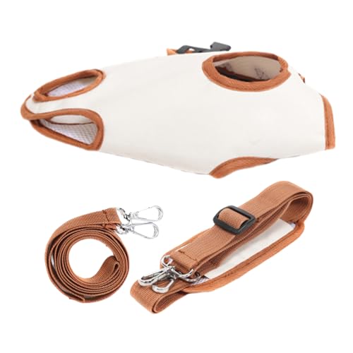 Hundetragegeschirr - Tragegeschirr Mit Griffen - Anpassbares Westen Trageschlinge Für Welpe Kätzchen Katze Haustier Spaziergang Reisen Camping Radfahren Outdoor Hundetragegeschirr - Tragegeschirr Mit Griffen - Anpassbares Westen Trageschlinge Für Welpe Kätzchen Katze Haustier Spaziergang Reisen Camping Radfahren Outdoor von Dubbulon