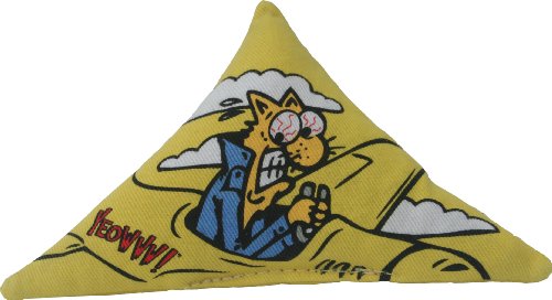 Duckyworld Yeowww Triangle Nachfüller Katzenminze Spielzeug Gelb von Duckyworld