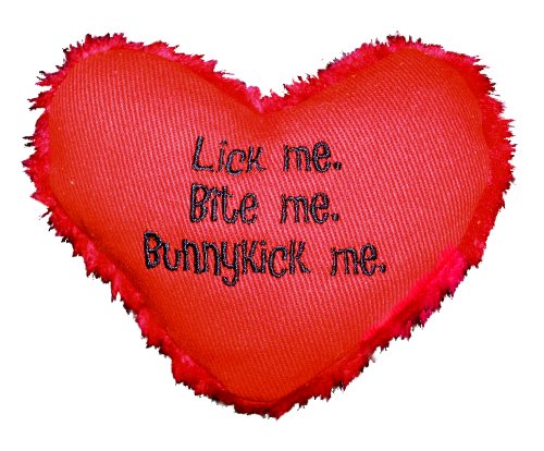 Duckyworld Yeowww! Hearrt Attack Lickme Catnip Katzenspielzeug, 2 Stück (1er Pack) von Duckyworld