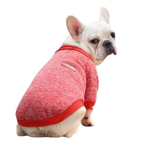 Ducomi® Classic - Sweatshirt mit Manschetten und Kissen Weiche Baumwolljacke - In Allen Größen und Verschiedenen Melange - Farben Erhältlich (Red, M) von Ducomi