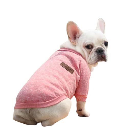 Ducomi Classic - Sweatshirt mit Manschetten und Kissen Weiche Baumwolljacke - In Allen Größen und Verschiedenen Melange - Farben Erhältlich (Pink, XL) von Ducomi