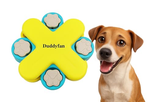 Duddyfan Hunde-Puzzle-Spielzeug – Leckerli-Dosierung, interaktives Hundespielzeug, um sie zu beschäftigen, geistig stimulierendes Spielzeug für Hunde Duddyfan Hunde-Puzzle-Spielzeug – Leckerli-Dosierung, interaktives Hundespielzeug, um sie zu beschäftigen, geistig stimulierendes Spielzeug für Hunde von Duddyfan
