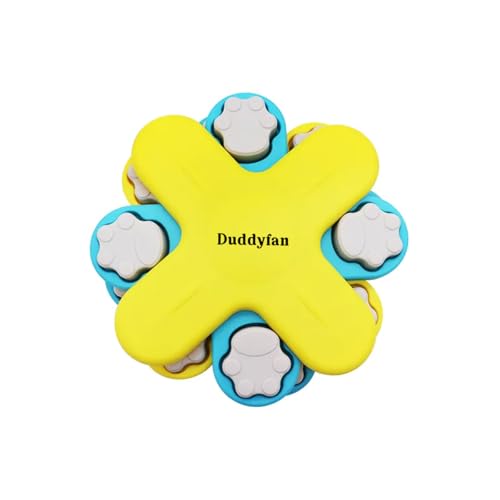 Duddyfan Hunde-Puzzle-Spielzeug – Leckerli-Dosierung, interaktives Hundespielzeug, um sie zu beschäftigen, geistig stimulierendes Spielzeug für Hunde Duddyfan Hunde-Puzzle-Spielzeug – Leckerli-Dosierung, interaktives Hundespielzeug, um sie zu beschäftigen, geistig stimulierendes Spielzeug für Hunde von Duddyfan