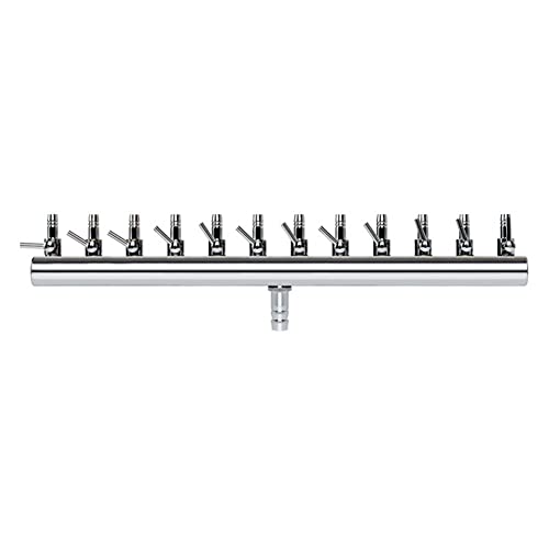 Duendhd 12-Wege-Splitterventil für Aquarium, Pumpe, Durchflusssplitter, Verteilerpumpe, Ventil, Wasserhahnhebel, Steuerschalterventil Duendhd 12-Wege-Splitterventil für Aquarium, Pumpe, Durchflusssplitter, Verteilerpumpe, Ventil, Wasserhahnhebel, Steuerschalterventil von Dasing