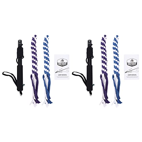 Duendhd 2 x Flirt Pole Rope Tug , geflochtenes Baumwollseil Outdoor Spielzeug zum Ziehen (L) von Duendhd