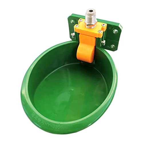 Duendhd Automatische Kunststoff-Trinkschale für Schweine und Schafe, Touch-Typ, Geflügelfarm, Fütterung, Sau, Tier, verdickte Wasserschale, Trinker von Dasing