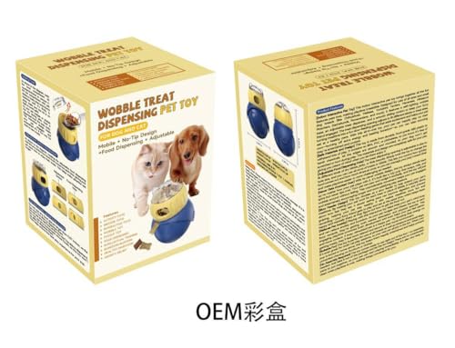 Dufuso Tumble Hundespielzeug Intelligenz, Intelligenzspielzeug Für Hunde Zur Futterausgabe, Slow Feeder Hund Langlebig Zur Geistigen Beschäftigung & Langsamfütterung, Für Kleine Und Mittlere Hunde Dufuso Tumble Hundespielzeug Intelligenz, Intelligenzspielzeug Für Hunde Zur Futterausgabe, Slow Feeder Hund Langlebig Zur Geistigen Beschäftigung & Langsamfütterung, Für Kleine Und Mittlere Hunde von Dufuso