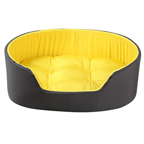 Duiaynke Calming 3D Rundes Nest Sofa Schlafkissen Matte für kleine, mittelgroße Hunde Häschen Katzen waschbar (M) von Duiaynke