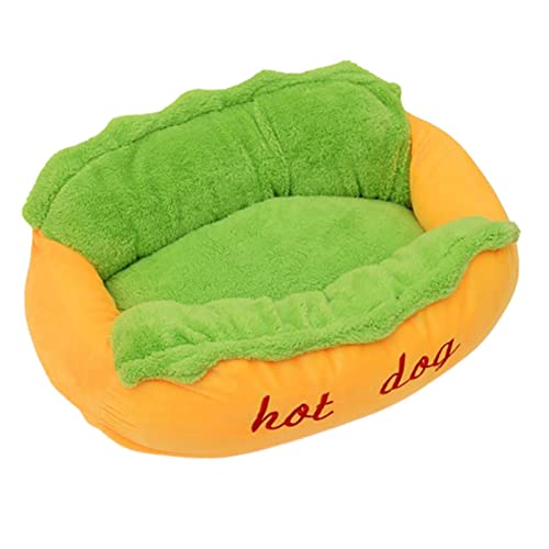 Duiaynke Hundebett, Plüsch, weich, bequem, gemütlich, für Teddy, Welpen, Winter, mittelgroße und kleine Hunde (klein) von Duiaynke