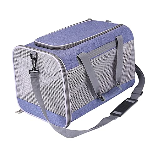 Duiaynke Hundetragetasche, tragbar, Reißverschluss, weiche Tasche, Handtasche, Reisetasche für kleine Hunde und Katzen, Violett Duiaynke Hundetragetasche, tragbar, Reißverschluss, weiche Tasche, Handtasche, Reisetasche für kleine Hunde und Katzen, Violett von Duiaynke