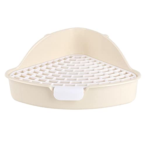 Duiaynke Kaninchentoilette, Töpfchentrainer, Bettwäsche, Haustiertoilette für Frettchen, Meerschweinchen, Häschen (Beige) von Duiaynke