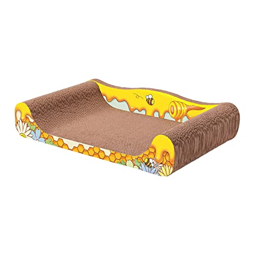 Duiaynke Katzenkratzer Karton Wellpappe Kratzpads Kratzlounge Bett für Indoor Katzen Möbel Schutz Duiaynke Katzenkratzer Karton Wellpappe Kratzpads Kratzlounge Bett für Indoor Katzen Möbel Schutz von Duiaynke