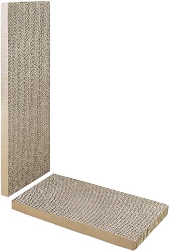 Duiaynke Katzenkratzer Katzenkratzpad, langlebig, L-förmiges Katzenkratzbrett für Indoor-Katzen, Schleifklaue (Kratzer-Ersatz) von Duiaynke