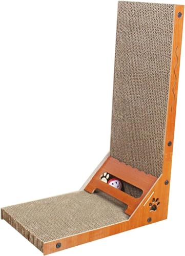 Duiaynke Katzenkratzer Katzenkratzpad Langlebiges L-förmiges Katzenkratzbrett für Indoor-Katzen Schleifkralle (rechter Winkel) von Duiaynke