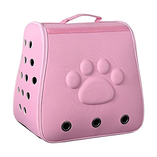 Duiaynke Katzenrucksack, atmungsaktiv, zum Wandern, für kleine mittelgroße Hunde, Katzen, kleine Tiere, Kaninchen, für Camping, Wandern, Rosa Duiaynke Katzenrucksack, atmungsaktiv, zum Wandern, für kleine mittelgroße Hunde, Katzen, kleine Tiere, Kaninchen, für Camping, Wandern, Rosa von Duiaynke