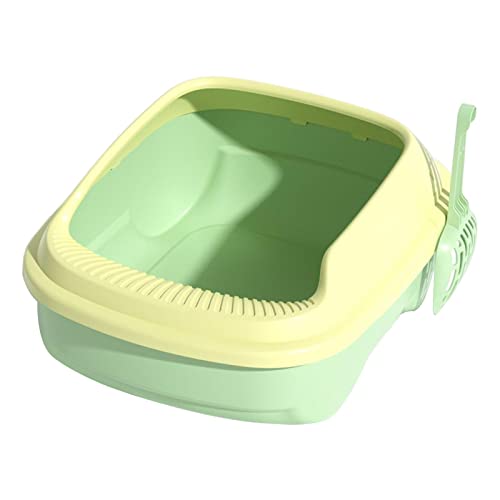 Duiaynke Katzentoilette, spritzwassergeschützt, Sandkasten, Bettpfanne, Kätzchen, Katzentoilette für Katzen, kleine Tiere, Welpen, 43,2 x 34,8 x 18,9 cm Duiaynke Katzentoilette, spritzwassergeschützt, Sandkasten, Bettpfanne, Kätzchen, Katzentoilette für Katzen, kleine Tiere, Welpen, 43,2 x 34,8 x 18,9 cm von Duiaynke