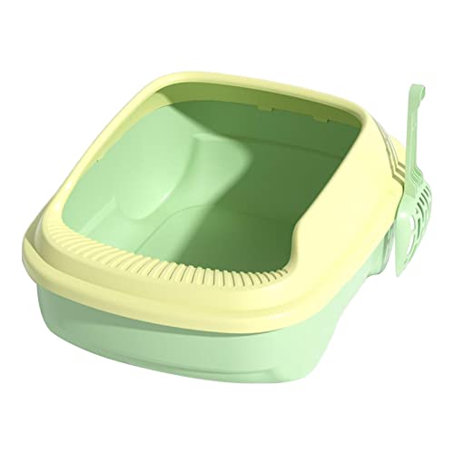 Duiaynke Katzentoilette, spritzwassergeschützt, Sandkasten, Bettpfanne, Kätzchen, Katzentoilette für Katzen, kleine Tiere, Welpen, 49,4 x 39,7 x 20,7 cm Duiaynke Katzentoilette, spritzwassergeschützt, Sandkasten, Bettpfanne, Kätzchen, Katzentoilette für Katzen, kleine Tiere, Welpen, 49,4 x 39,7 x 20,7 cm von Duiaynke