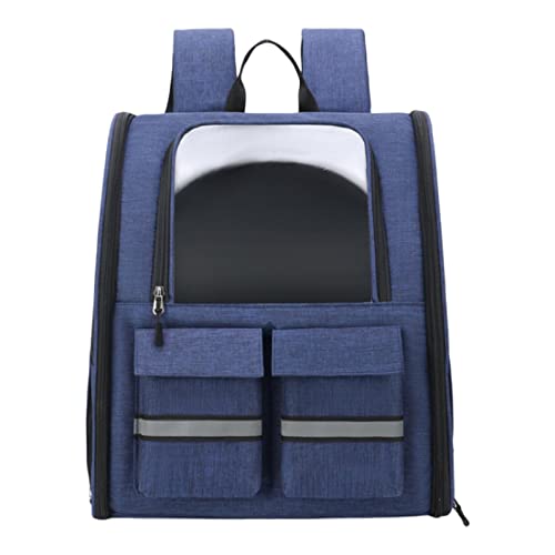 Duiaynke Katzentragerucksack, Hundereisetasche, verstellbarer Schultergurt, Tragetasche für Wandern, Camping, Reisen, Blau Duiaynke Katzentragerucksack, Hundereisetasche, verstellbarer Schultergurt, Tragetasche für Wandern, Camping, Reisen, Blau von Duiaynke