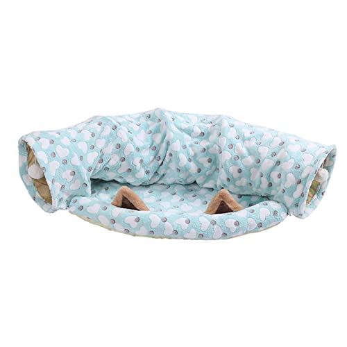Duiaynke Katzentunnelkissen, 117 cm, für Kätzchen, Katzen, Kaninchen, Blau Duiaynke Katzentunnelkissen, 117 cm, für Kätzchen, Katzen, Kaninchen, Blau von Duiaynke