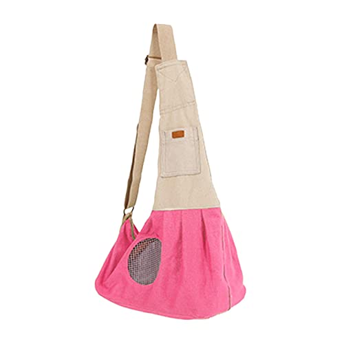 Duiaynke Kleine Tragetasche für Hunde und Katzen, für lange Spaziergänge, tägliche Spaziergänge, Rosa Duiaynke Kleine Tragetasche für Hunde und Katzen, für lange Spaziergänge, tägliche Spaziergänge, Rosa von Duiaynke