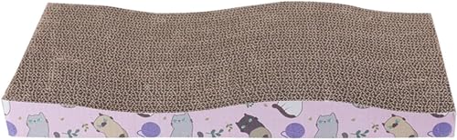 Duiaynke Kratzmatte für Katzen, aus Karton, Bett, Wellpappe für Kätzchen, Möbelschutz (Welle 44 x 22 x 3,5 cm) von Duiaynke