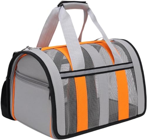 Duiaynke Leichte Tragetasche für Welpen, zusammenklappbar, atmungsaktiv, Katzennest, atmungsaktive Handtasche für kleine Innenräume, Größe S Duiaynke Leichte Tragetasche für Welpen, zusammenklappbar, atmungsaktiv, Katzennest, atmungsaktive Handtasche für kleine Innenräume, Größe S von Duiaynke