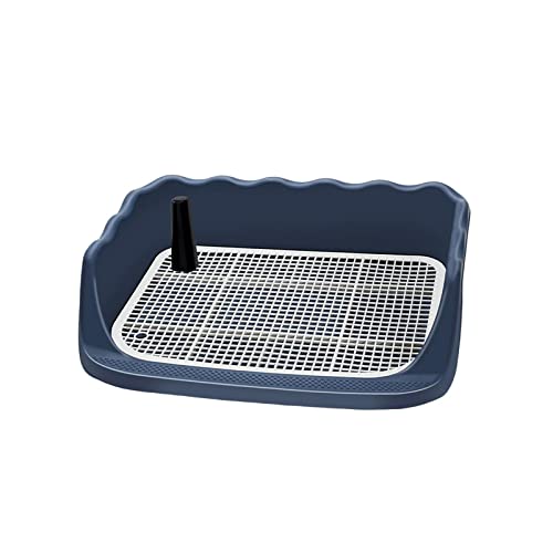 Duiaynke Pet Dog Toilet Dog Potty Tray Litter Box Pee Pad Holder for Small and Medium Dogs Cats (Blue) von Duiaynke