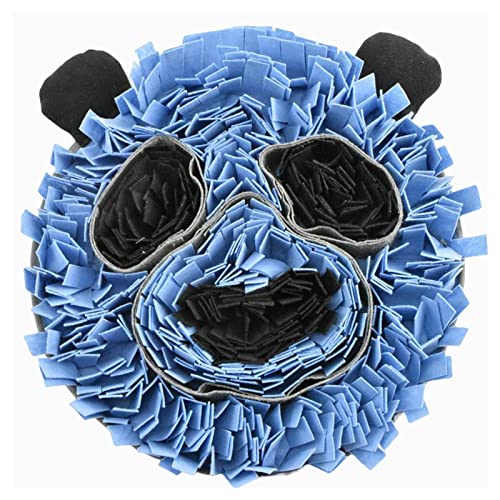 Duiaynke Pet Snuffle Pad für Hunde, Interaktives Futterspiel, Fördert Futtersuche Fähigkeiten für Katzen und Hunde, Spender Indoor (Blau) von Duiaynke